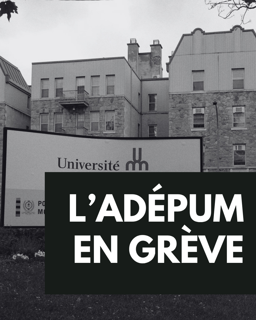 L&rsquo;adépum en grève du 23 au 27 mars